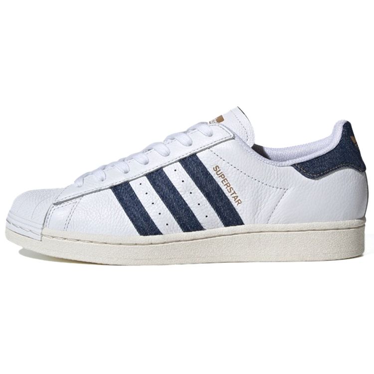 

Adidas Superstar White Dark Blue Кроссовки унисекс Foot-White Mesa FW6592
