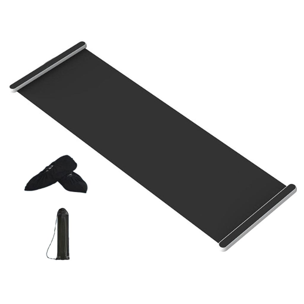 Sports Workout Board Abdominal Plank Training Mat for Working Out, Yoga Sliding Mat Fitness Slide Board Pilates Board