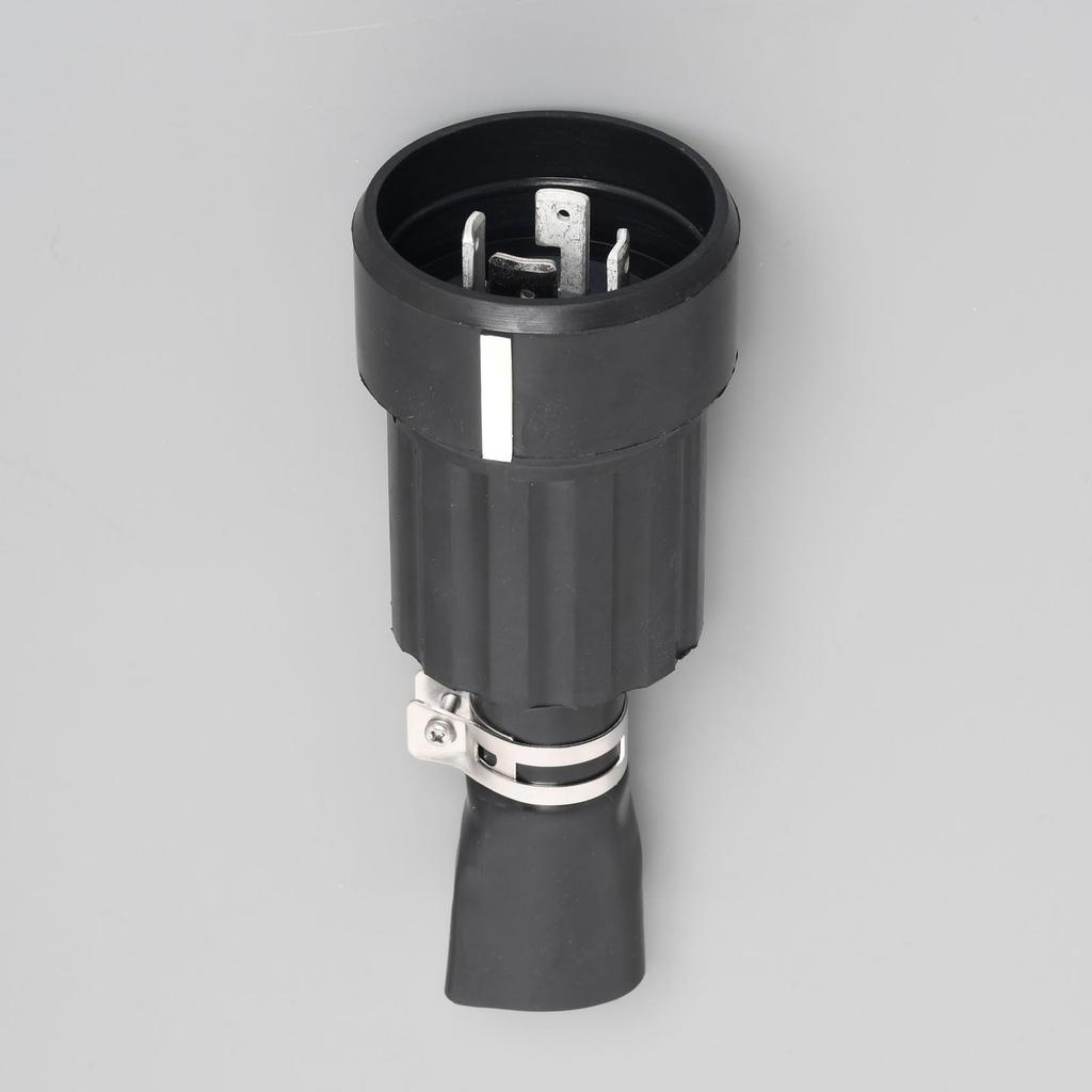 American Electric Waterproof Plug, Grounded, 3-Pin, 60A, 250V, 4622RW