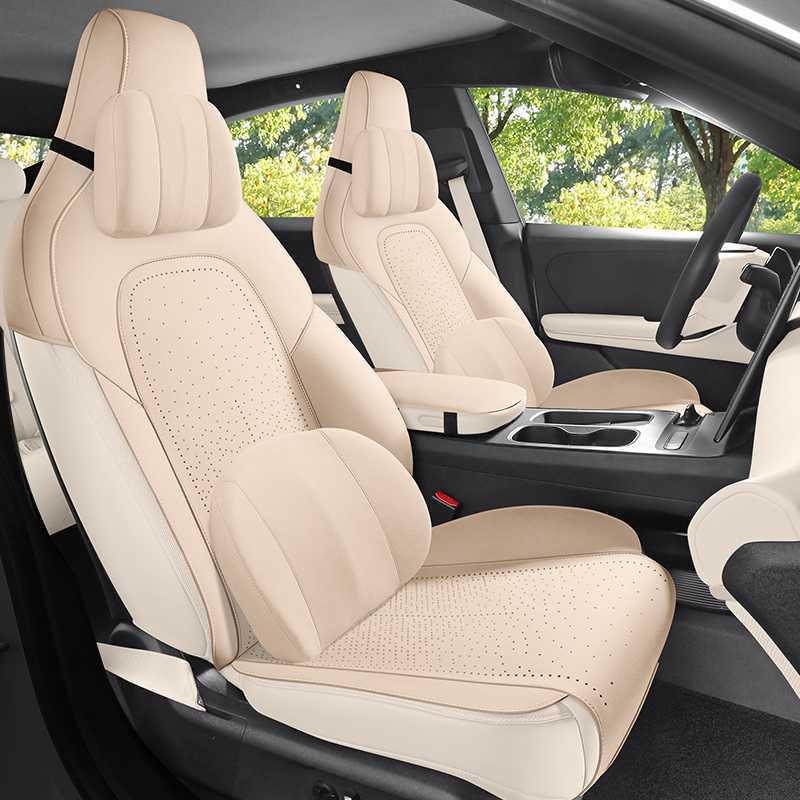 2425 Suede Car Seat Cushion for Nio ET5 - All-Season Comfort Pad