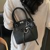 Popular Korean niche foreign style simple style portable Kelly bag women's versatile temperament commuter shoulder messenger bag