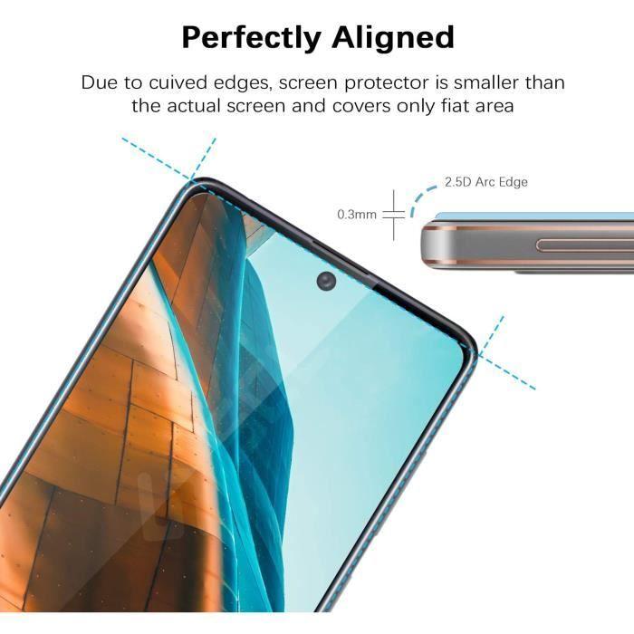 Verre Trempé - HongWe - Samsung Galaxy A51 - Protection Écran - Bord Incurvé 2,5D - Dureté 9H