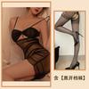 Sex Underwear Sexy Mesh Perspective Temptation Hollow Small Chest Backless Free Nightdress Passion Teasing Set