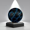 1pc Blue Swirls Abstract Size 5 Soccer Ball Professional Match Training Football Indoor &Outdoor Sports Ball Lightweight Durable C6530
