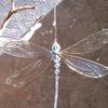 1PC Suncatcher Crystal Hanging Dragonfly Ornament Window Garden Decoration