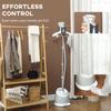 1800W Standing Clothes Steamer, with Accessories - Grey