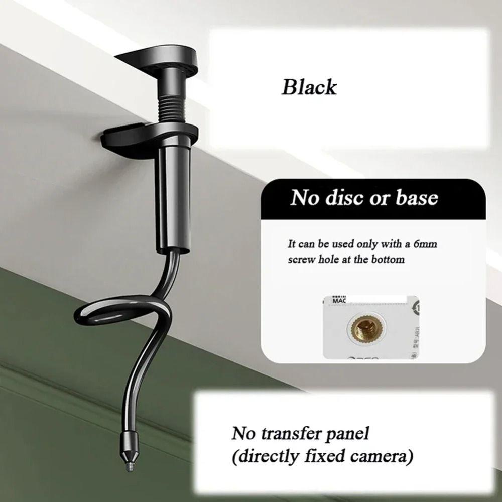 Adjustable Cradle Security Camera Clip Holder Galvanized Steel Pipe Support  Cabinet