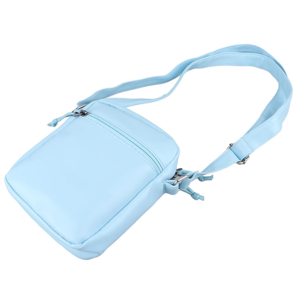 Small Shoulder Bag Compact Multipurpose Storage PU Leather Stylish Shoulder Messenger Bag for Man