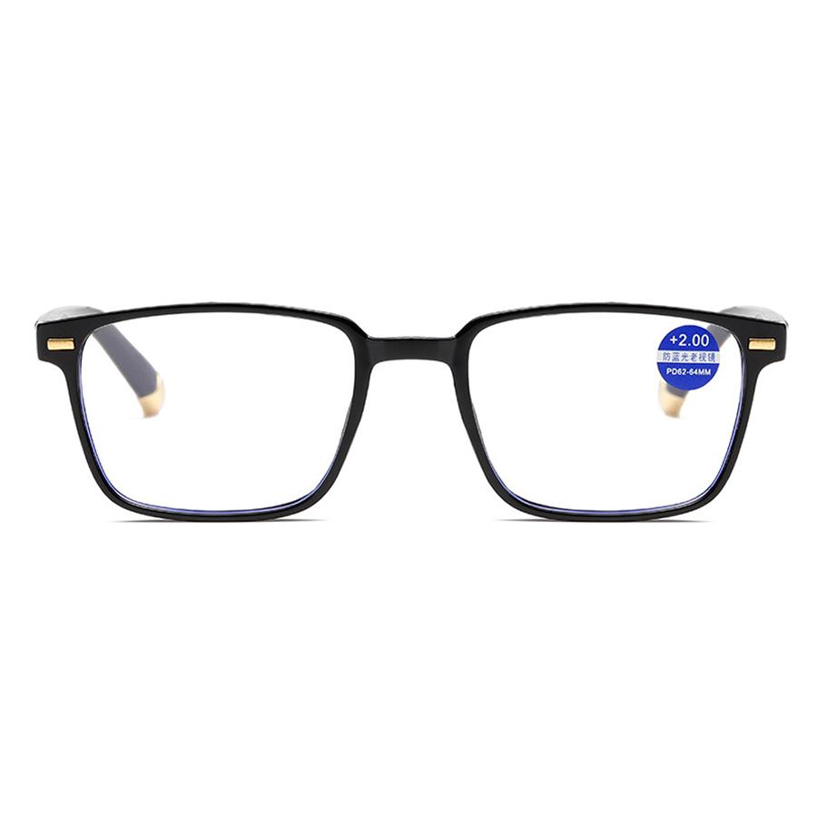 Novos óculos de leitura anti-luz azul da moda para homens e mulheres, óculos clássicos ultraleves de plástico HD para computador, óculos transparentes
