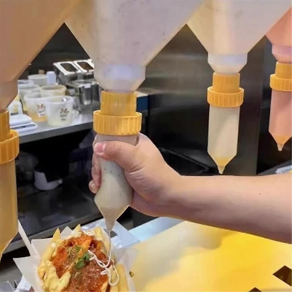 sauce dispenser 3.5L squeeze bottle with large diameter