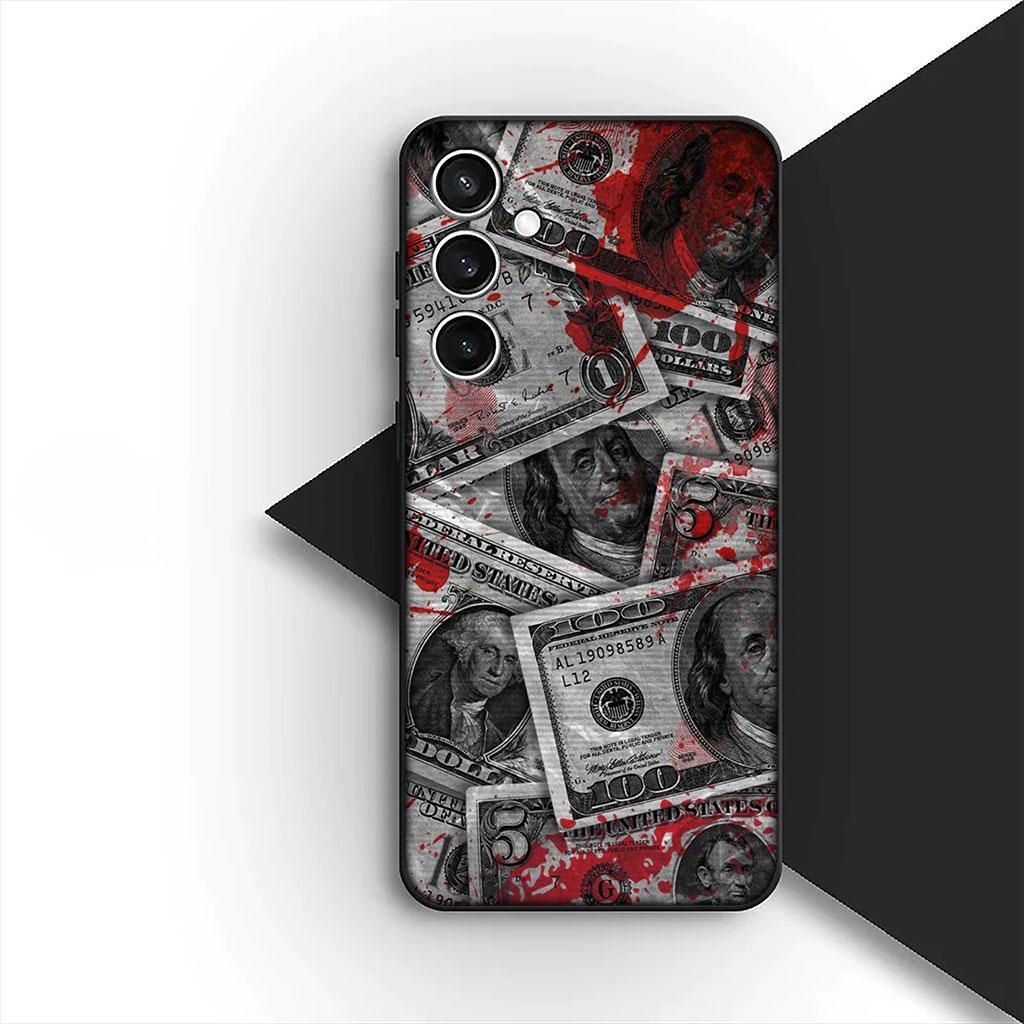 Money 100 D-Dollars 1 Phone Cover Soft Case for Samsung Galaxy S10 S8 S9 Plus A33 A34 A31 70 A71 A72 Note 20 9 8 S10E Casing