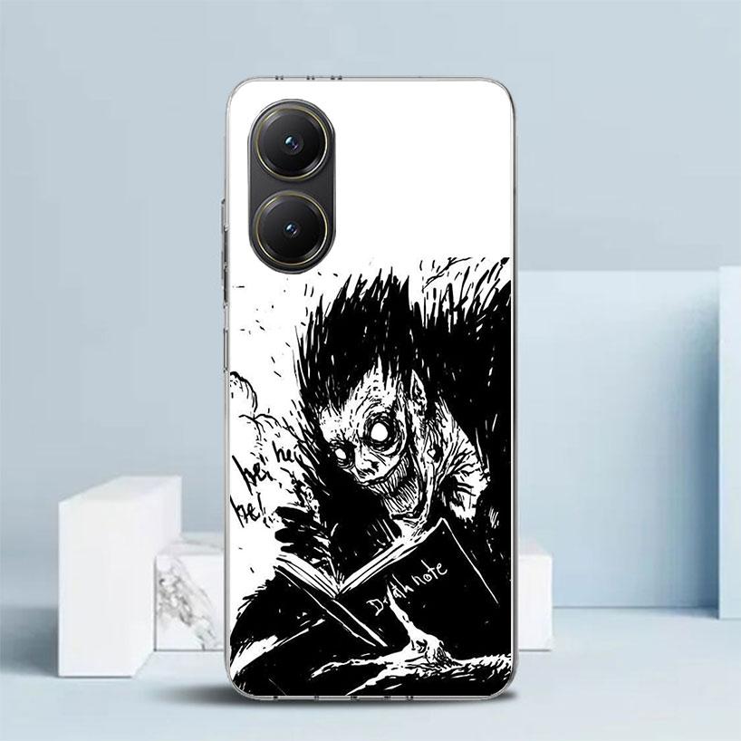 N-Note D-Death Anime Ryuk Phone Case For Xiaomi Poco F7 Ultra X5 X6 X7 Pro M7 Redmi 15C 15 13C 13 12C 12 10C 10 10A 9 9C 9A 9T C