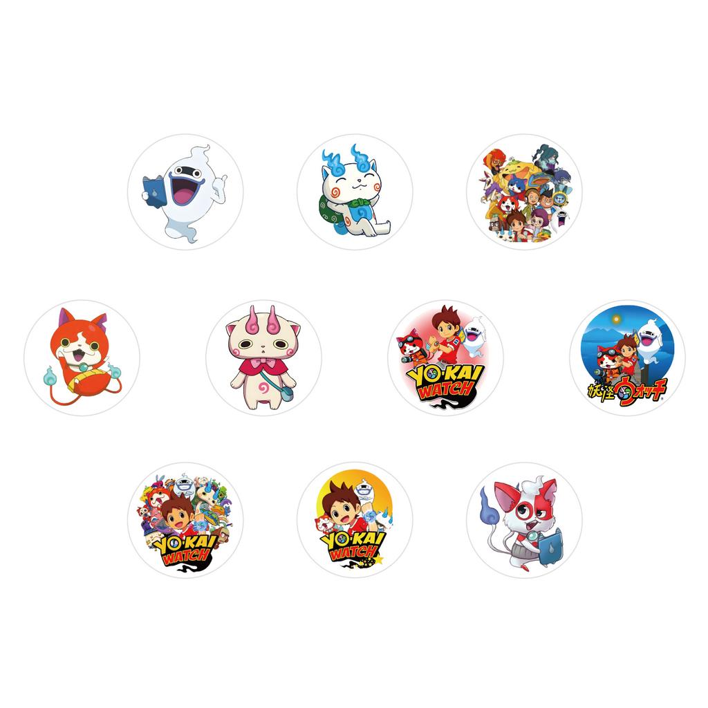 500 Stickers/roll Yo Kai Watch Roll Stickers Reward Stickers Creative Hand Account Personalized Roll Tape