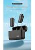 K6 Wireless Lavalier Microphone with Bluetooth, Noise Reduction, and Charging Case for Streaming and Video Shooting