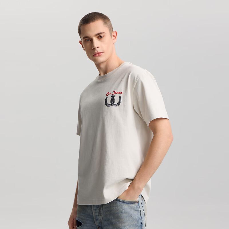 Lee Men's Year of the Horse Horseshoe Print T-Shirt