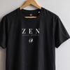 ZEN | Japanese Minimalist T-Shirt and Kids Tshirt, Kanji Typography Tee