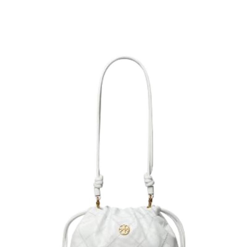 Tory Burch Willa Detachable Shoulder Strap Gold Logo Shoulder Bag Women Shoulder Bag White 166183-100