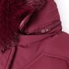 Plus Size Middle Age Women Winter Coats Hooded Faux Fur Collar Elegant Thick Warm Parkas Female Jackets