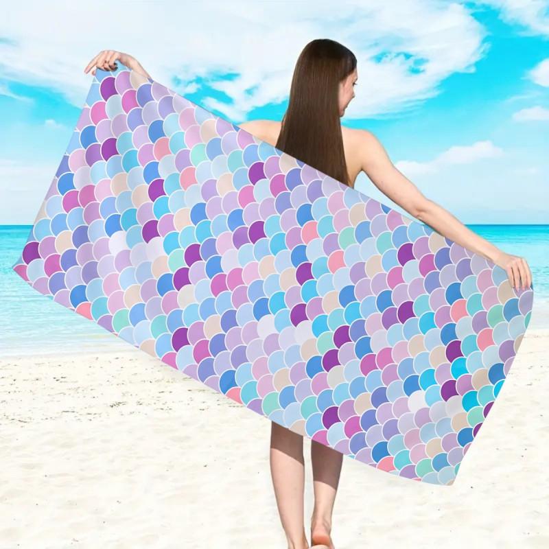 Premium Thickened Microfiber Beach Towel 250g Quick Dry Absorbent Adult Swim Pool Travel Gym Print Design