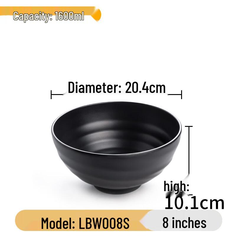 Japanese Style Melamine Ramen Bowl