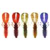 8pcs Artificial Swimbait 7.5cm Fishing Baits Lure 3.7g Shrimp Soft Bait Fishing Accessories Crawfish Lure for Bass Trout