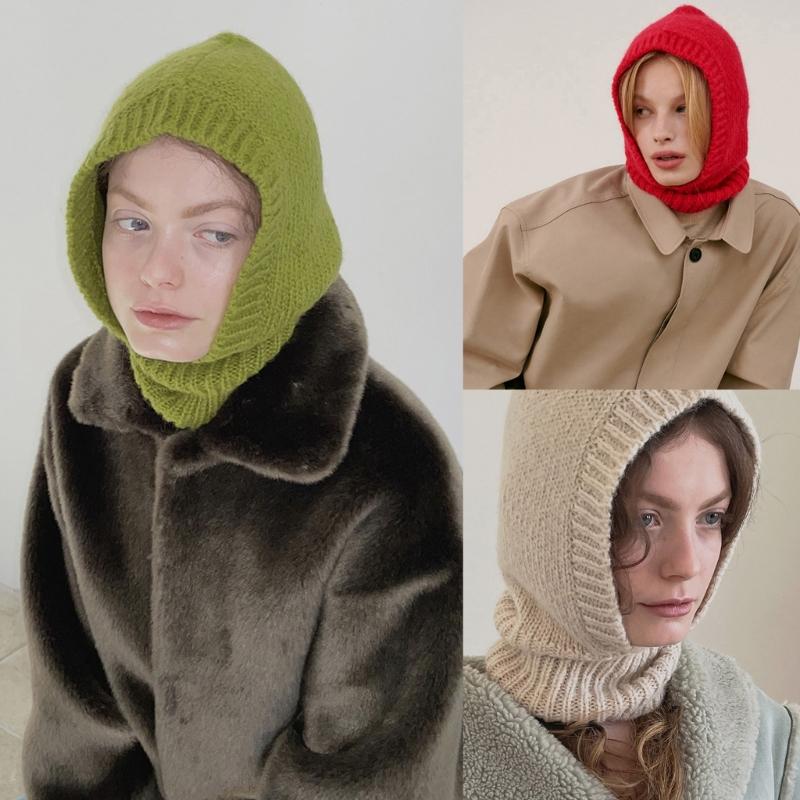 Winter Bike Riding Windproof Headgear Outdoor Mountaineering Fishing Thicken Knit Hat Multifunctional Riding Scarf
