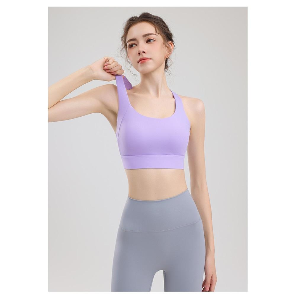 Advanced Professional Training Clothes, Running Sports Underwear, Yoga, Outdoor Cycling, Sweat Absorbing, Breathable Integrated Simple Bra