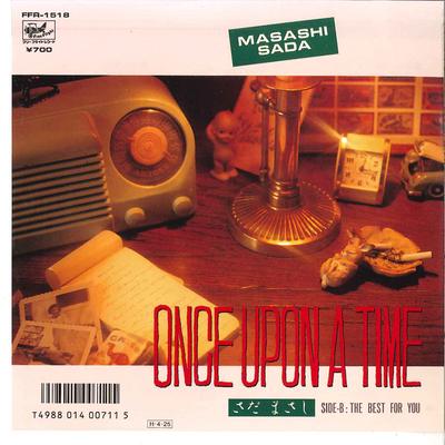 7inch Record MASASHI SADA  Once Upon A Time  The Best For You FFR1518 FREE FLIGHT 1986 Japan Japanese PopRock Used