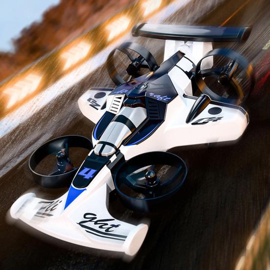 Jucărie Drone Mașină Zburătoare 2-în-1 Control de la Distanță Mini Quadcopter Aer-Sol Mașinuță Jucărie Copii Adulți Începător 2.4GHz RC Aeronavă Stunt Mașină Drift Jucărie