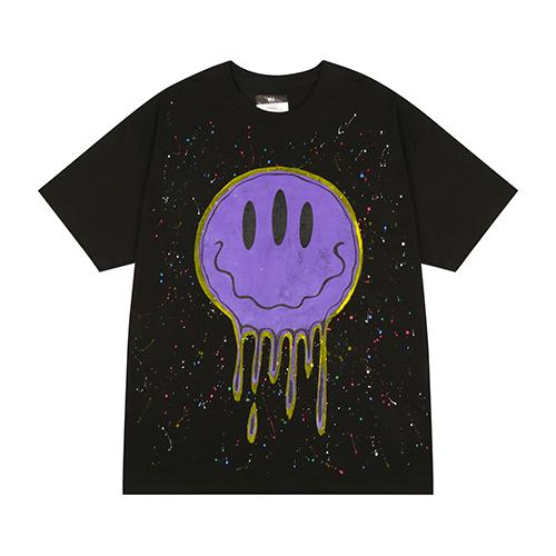 Deomaedeuniseu Hand Work Rain Smile T-Shirts_Bk Free