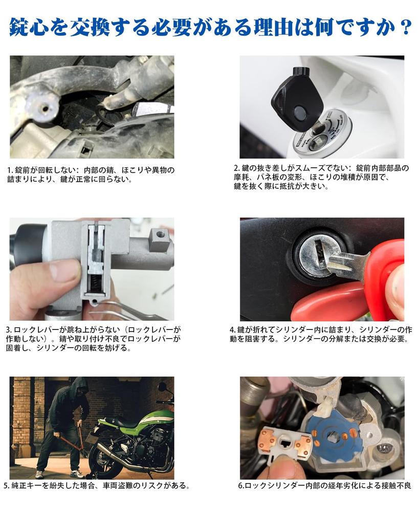 Motorcycle Lock Ignition Switch Fuel Tank Cover Lock Assembly and Lock Key Gas Cap Set for Ignition Lock NMAX155 2015-2019