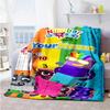 Numberblocks Customize Your Name Blanket Multi-purpose Customizable Blanket Ultra-Soft for Home Decor Office Chair Picnics Bedding