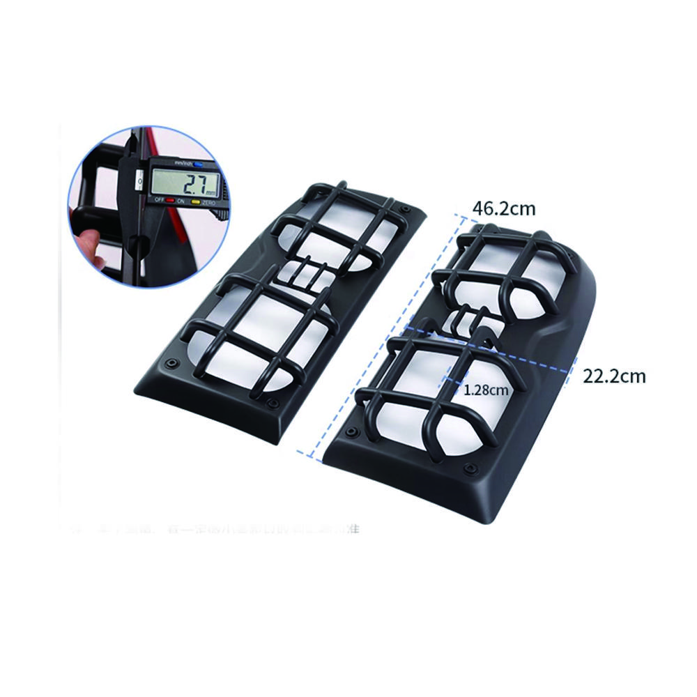 Car Mecha Taillight Cover Modified ABS Black Mecha Taillight Cover For HAVAL H9 2nd MKII 2024 2025 2026 Exterior Accessories матовый черный