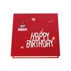 1 Stück 3D Pop-Up Schokoladenkuchen Geburtstagskarte Geschenk Dekoration Papier Grußkarte mit Wünschen Einzigartiges Geschenk für Freunde Familie Paare