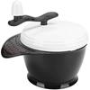 Haarfarbenmischer Haarfarbenmischer Handmixer Haarfarbencreme-Mischschale Haartönungsschale für den Heimgebrauch Friseursalon Schönheitsstudio