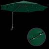 Garden Sun Umbrella Green 248 X 248 X 148 Cm Polyester and Steel