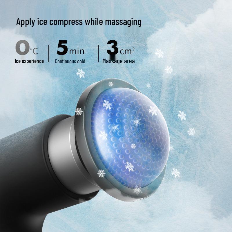 Multifunctional Hot & Cold Mini Fascia Massage Gun with Charging and Compression