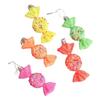 Christmas Tree Hanging Colorful Christmas Pendant Drop Faux Candy Ornaments Pastel Christmas Ball Ornaments For Gifts Indoor