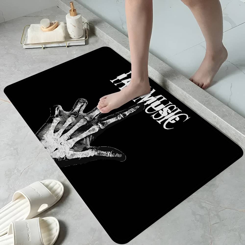 Rapper Playboi Carti I am Music Floor Mat Rectangle Anti-slip Home Soft Badmat Front Door Indoor Outdoor Mat Hotel Decor Mat