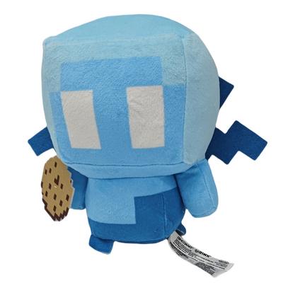 New Minecraft Plush Toy Doll Blue Light Spirit Doll Student Children's Gift Doll