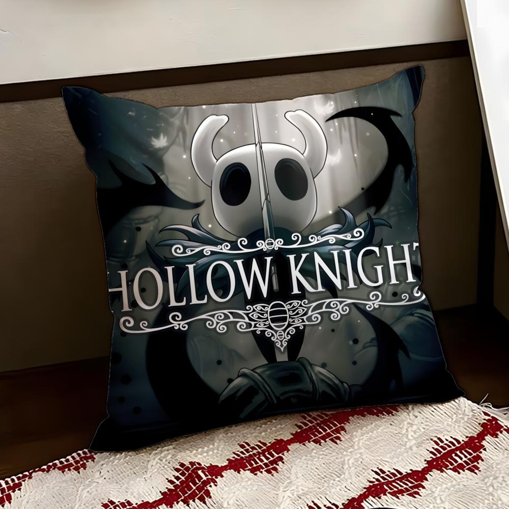 HHollow KnightS Cushion Cover Reversible Soft Durable Pillow Cover Home Car MultiScene Use for Daily Comfort