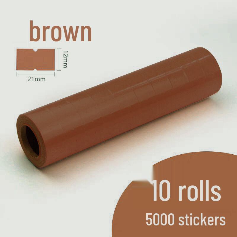 Price Tag Coding Paper Roll for Supermarket Label Machines