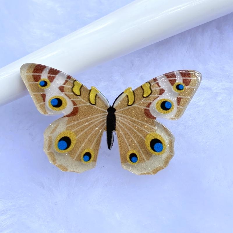 10Pcs Kawaii Cute Mixed Colorful Butterfly Flat Back Resin Cabochons Scrapbooking DIY Jewelry Craft Decoration Accessorie D94