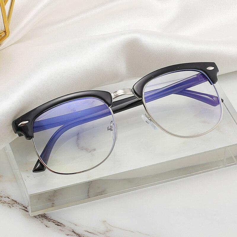 Fashionable Stylish Comfortable Durable High Quality Male Retro Anti- Blue-Ray PC Spectacles Reading And Game Spectacles