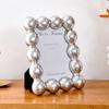 8 Inch Resin Photo Frame Luxury Picture Display Frame DIY Round Ball Border Frame  Office Desk