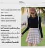 Women's High Waist A-Line Skirt - Summer 2025 Plaid Pleated Design