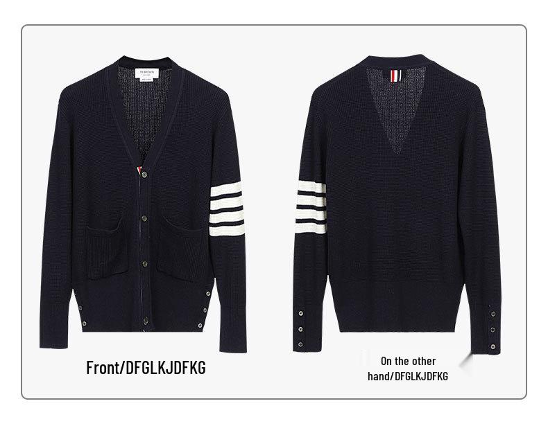 TB BROWIN Korean Style Waffle Knit Sweater - Autumn/Winter Casual Knitwear