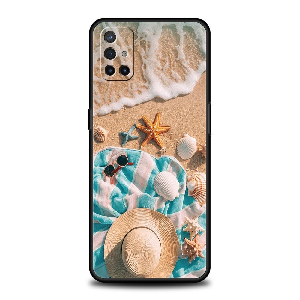 Summer Beach Phone Case For Oneplus 13R 13 12R 11 10T 10R Nord N100 N200 N10 10 9 9R 9RT CE 3 2 Z Pro 5G Soft TPU Cover Fundas