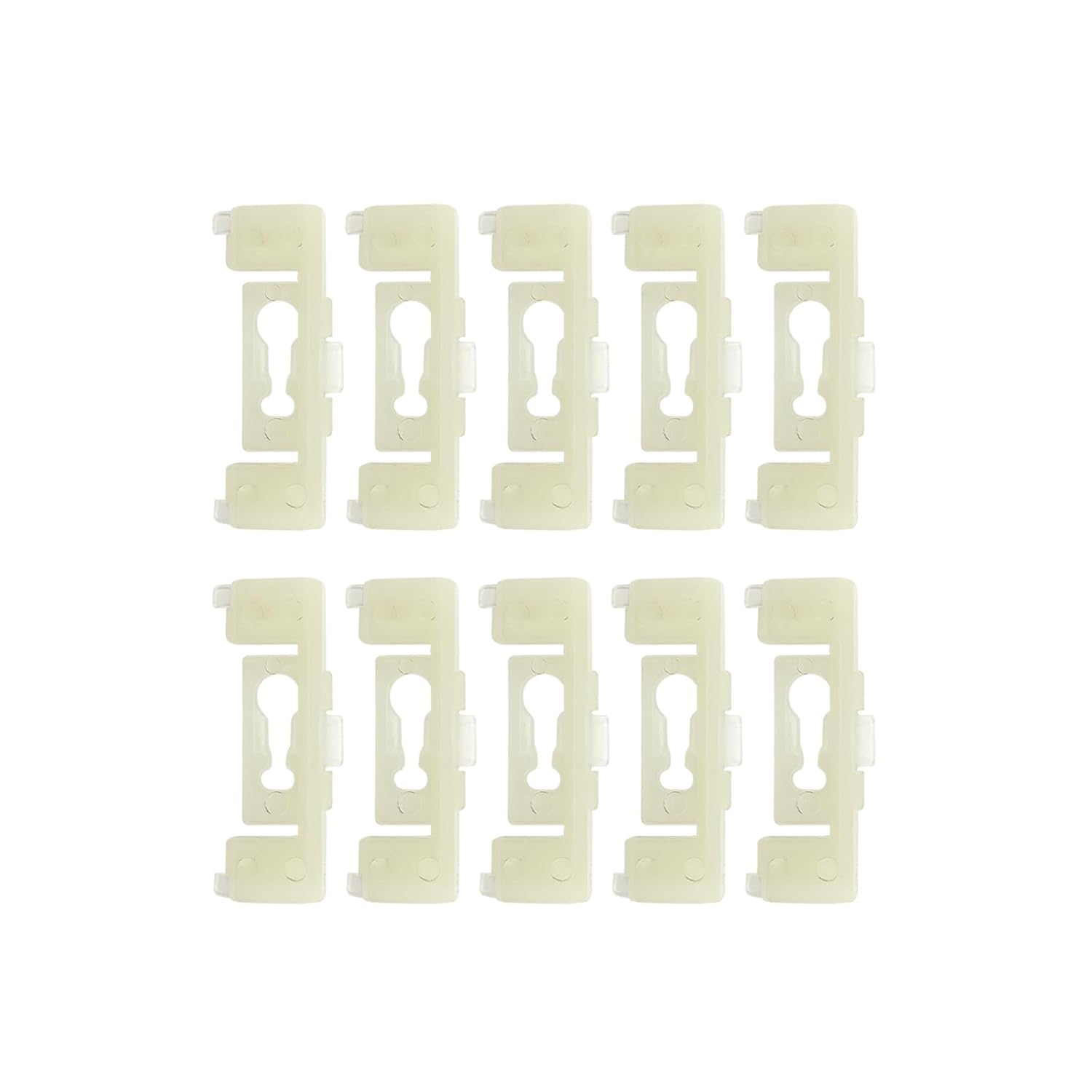 Truck Tailgate Tail Gate Moulding Molding Trim Clips, 10pcs Tailgate Molding Trim Clips Compatible with Ford F100 F150 F250 F350 Pickup