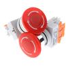 1Pc Red Mushroom Cap Normally Closed Emergency Stop Push Switch Button 10A Lay37